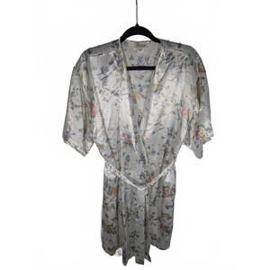 Vintage Ladies Floral Barbizon Robe Size Large‎